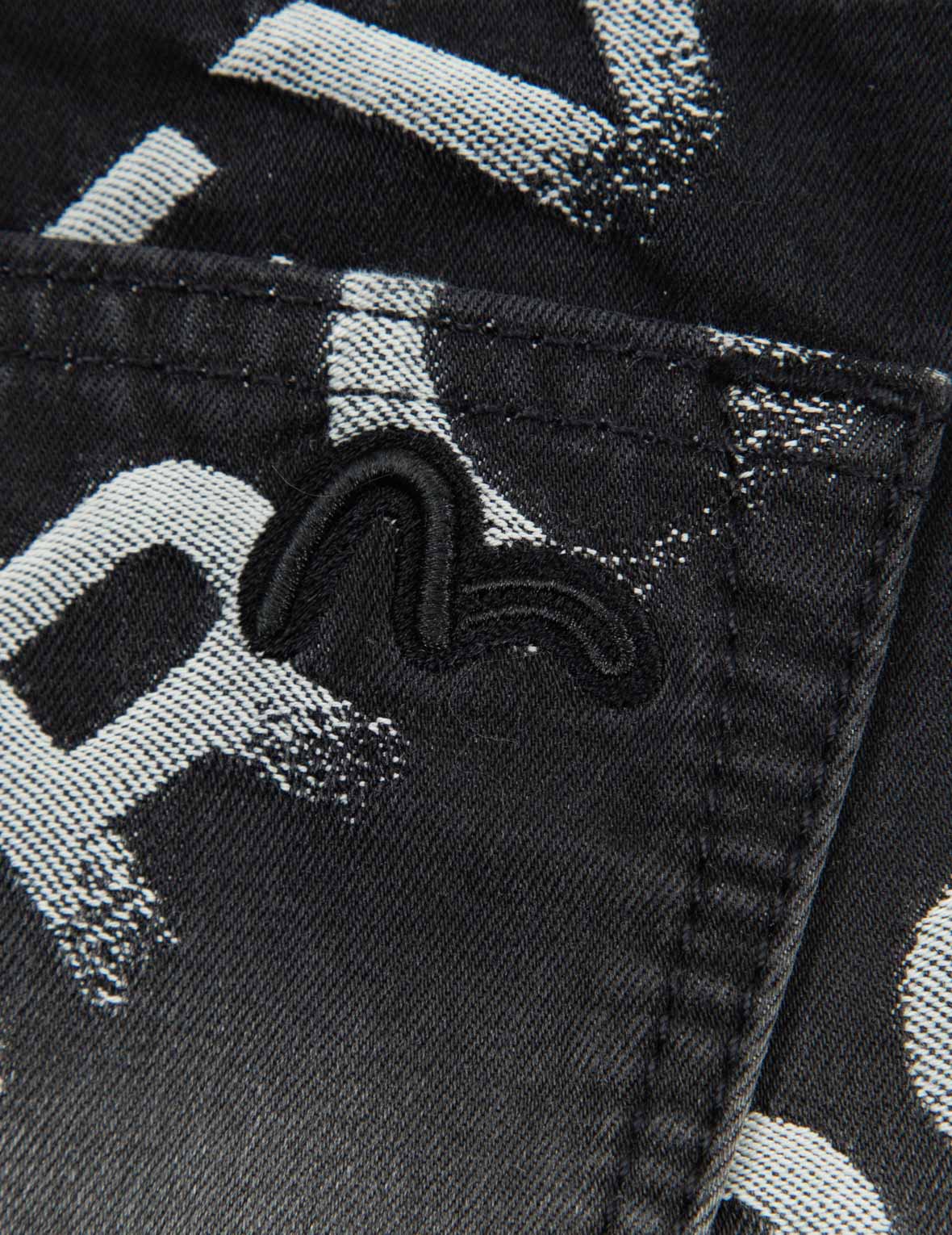 Custom Embroidered Logo Jacquard Faded Denim Shorts for Women & Men - Trendy Distressed Denim Cutoffs for Summer, Casual Wear & Street Style Fashion