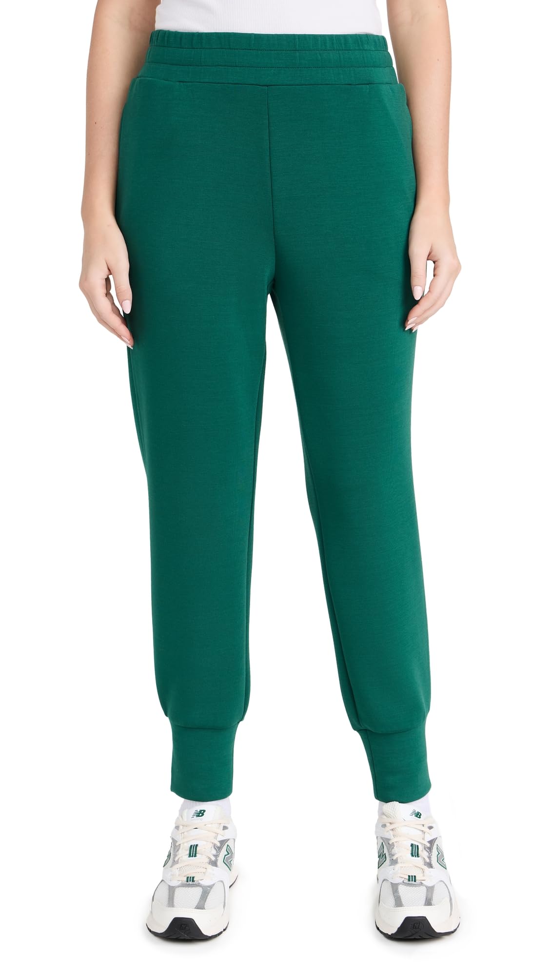 Varley Women's Slim Cuff Pants - High Waisted Tapered Yoga Pants for Workout & Lounge - Size 25 - Perfect for Yoga, Running & Casual Wear