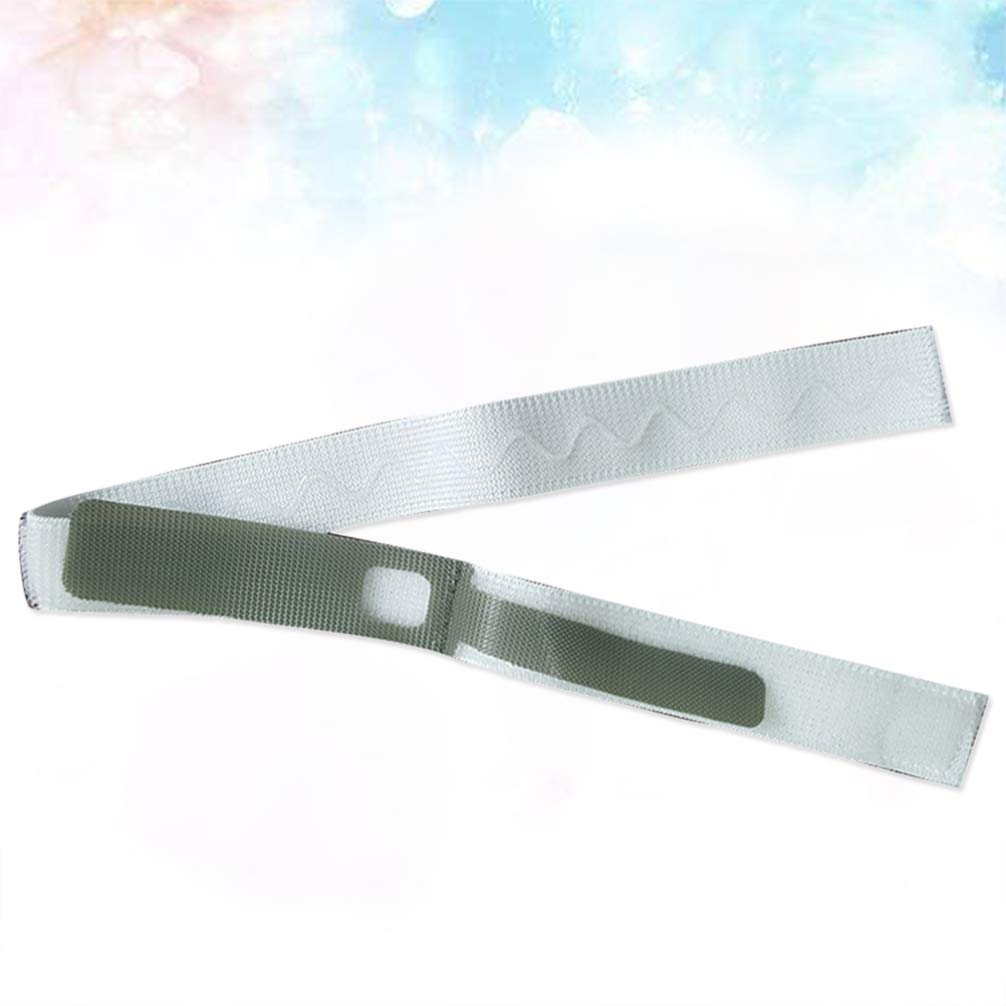 Healifty Catheter Leg Strap - Adjustable Urinary Catheter Holder for Men & Women, Catheter Tube Stabilizer with Soft Padding, Urine Bag Support (White) - Ideal for Post-Surgery, Home Care & Hospital Use
