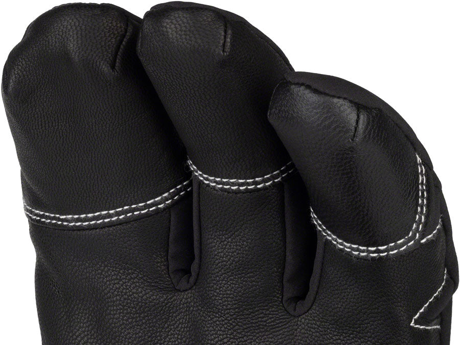 45NRTH 2023 Sturmfist 4 Winter Gloves - Slate Gray Lobster Style, Large Size for Extreme Cold Weather Cycling & Snowmobiling