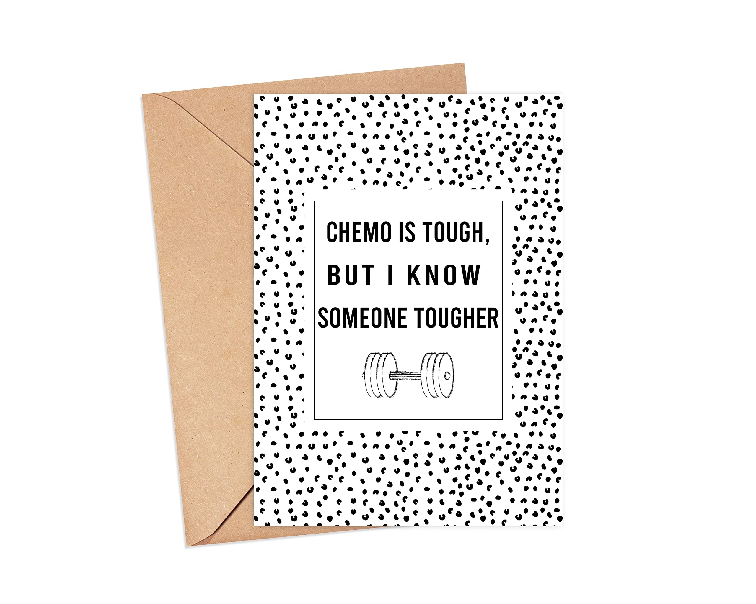 Walzzoo Chemo Card - Inspirational Get Well Soon Card for Breast Cancer Patients, Chemotherapy Support Gift for Mom, Wife, Sister - 5 x 7 Inches - Perfect for Hospital Visits, Care Packages & Encouragement