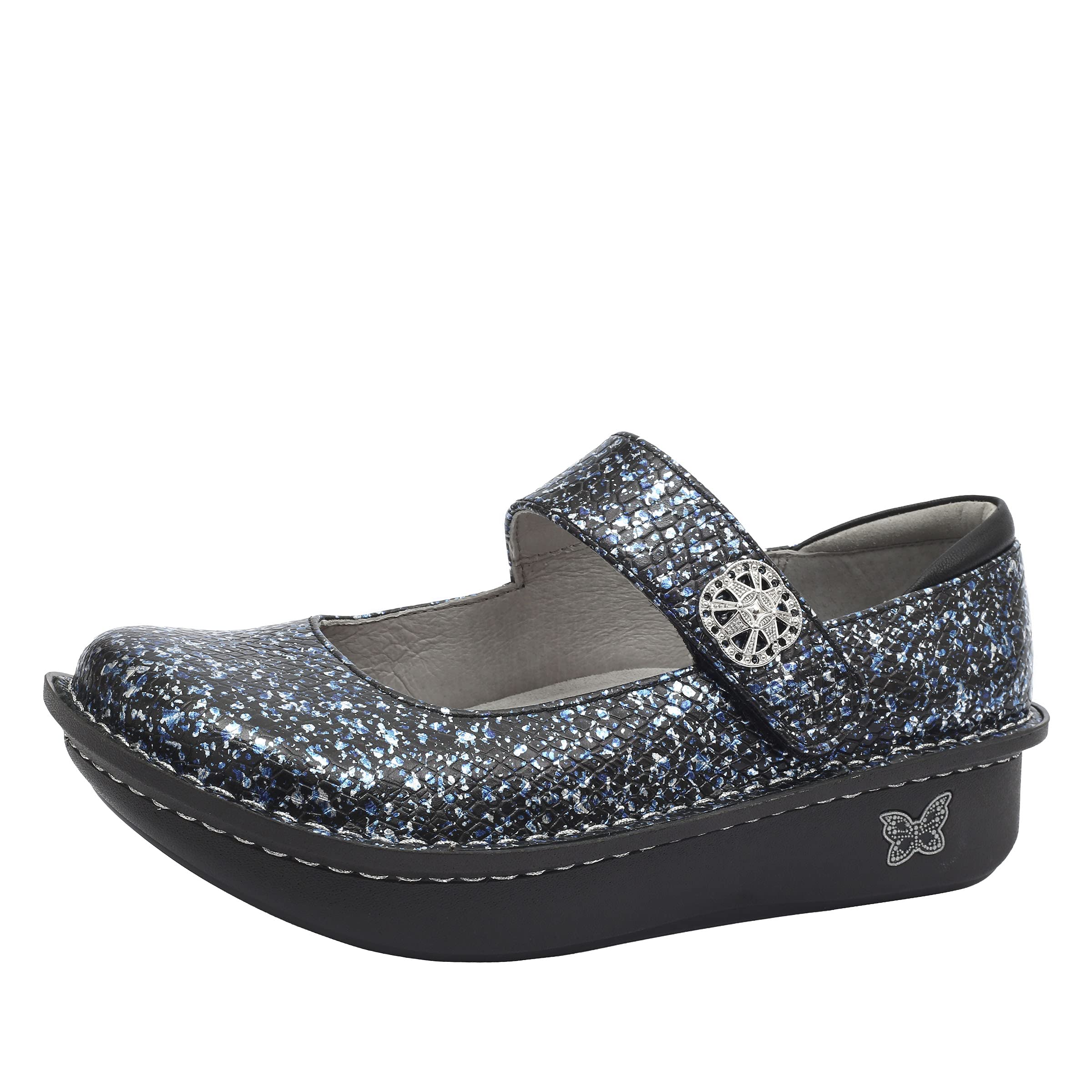 Alegria Women's Paloma Leather Comfort Shoes - Slip-Resistant & Arch Support for Nurses, Teachers & Healthcare Workers