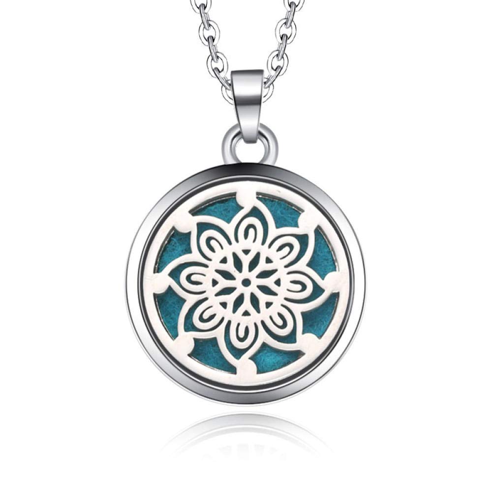 Tree of Life Essential Oil Diffuser Necklace - Stainless Steel Aromatherapy Pendant for Women | Perfect for Stress Relief, Yoga & Meditation Accessories