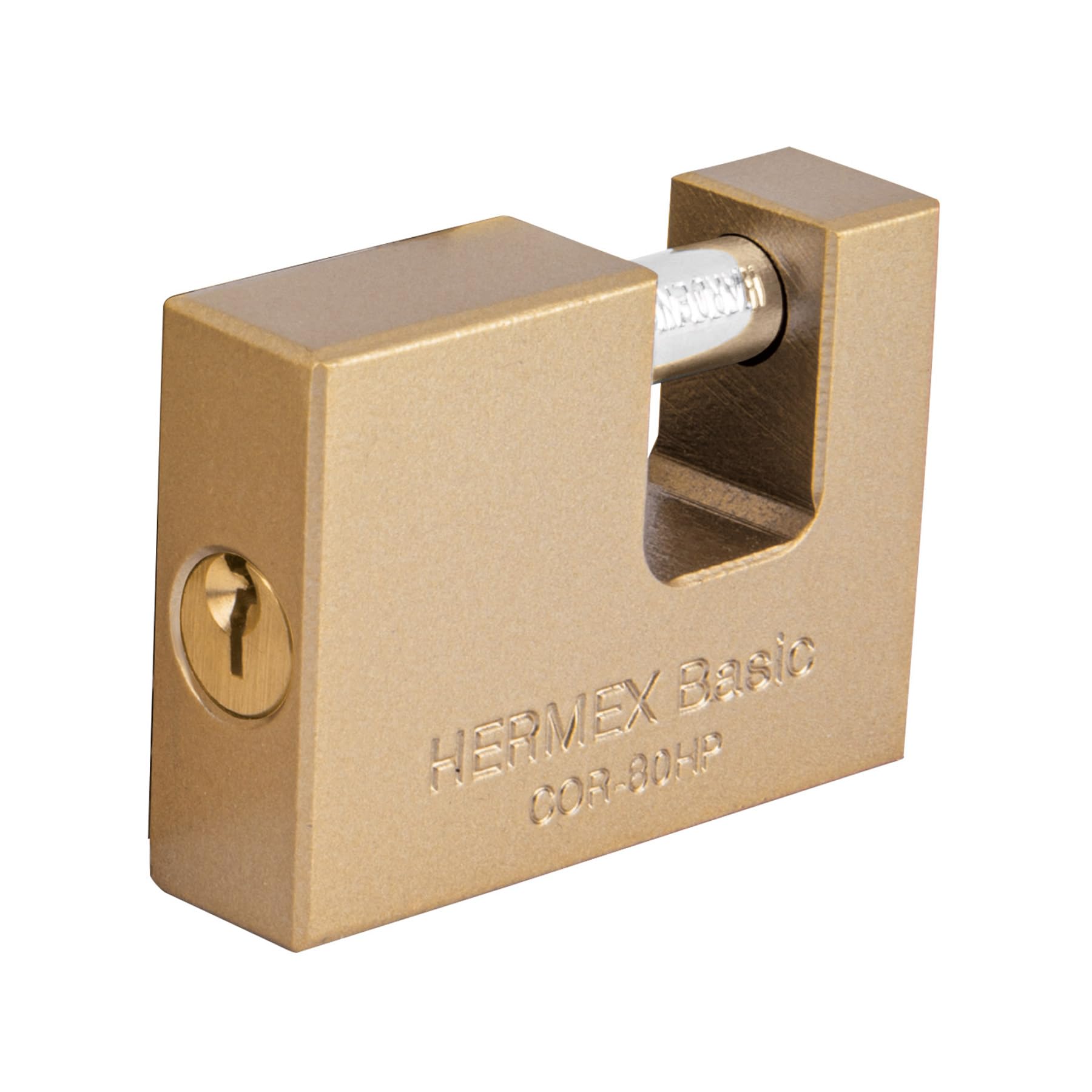 Antipalanca Padlock 80mm - Heavy Duty Iron Body Security Lock by Hermex Basic - Ideal for Gates, Lockers, Storage Units & Outdoor Use