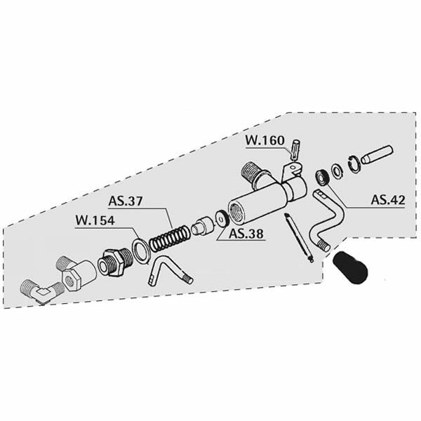 CMA Manual Water Inlet Valve Rebuild Kit - Replacement Parts for Washing Machine & Dishwasher Repair | Home Appliance Maintenance