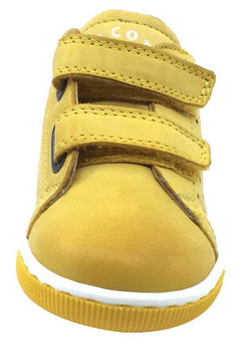 Falcotto Boys and Girls Adam Fashion Sneakers - Yellow | Comfortable Kids Casual Shoes for School, Play & Everyday Wear