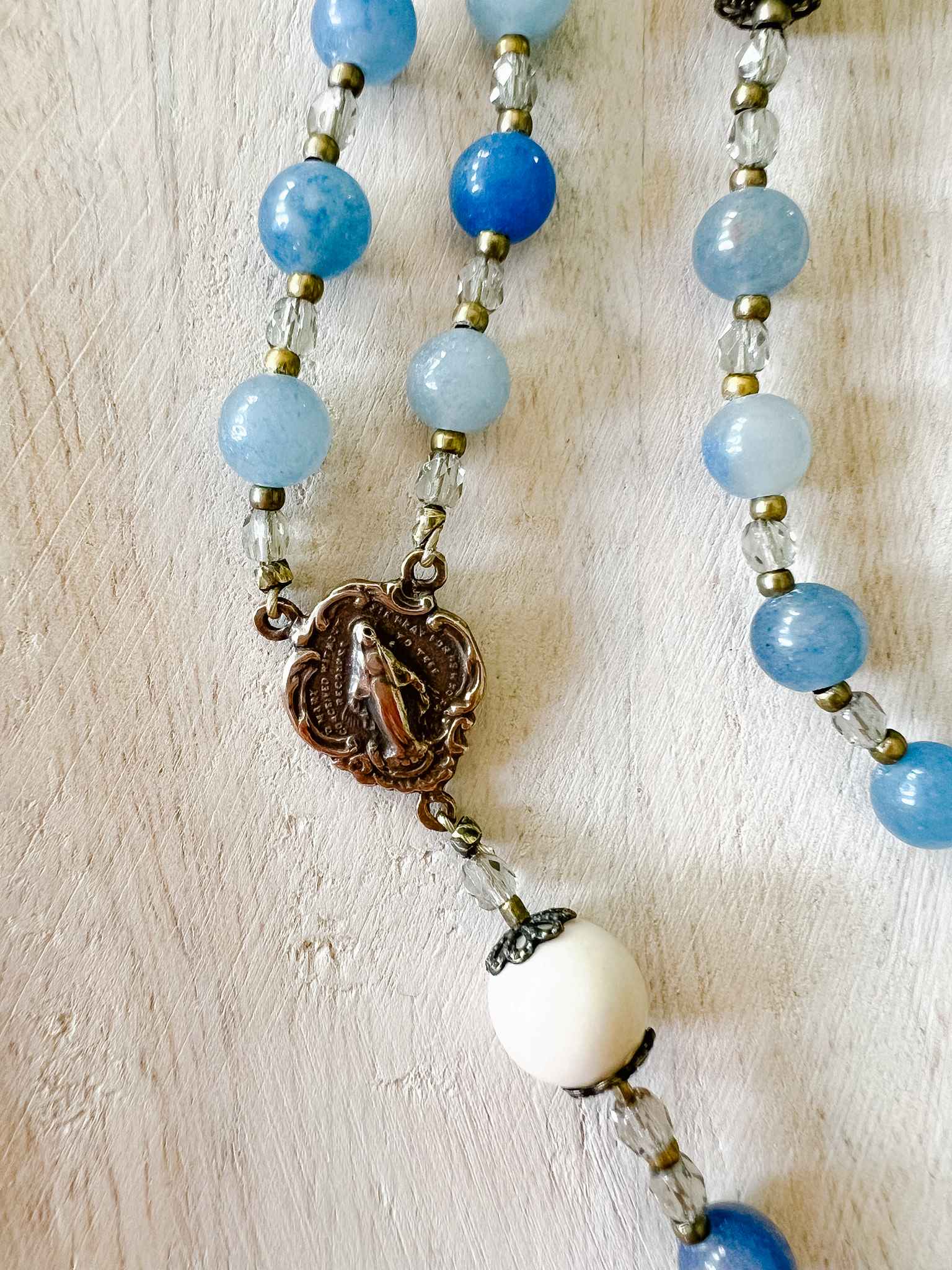 Miraculous Medal Rosary - Catholic Religious Jewelry for Prayer & Devotion - Perfect for Gifts, Worship & Spiritual Protection