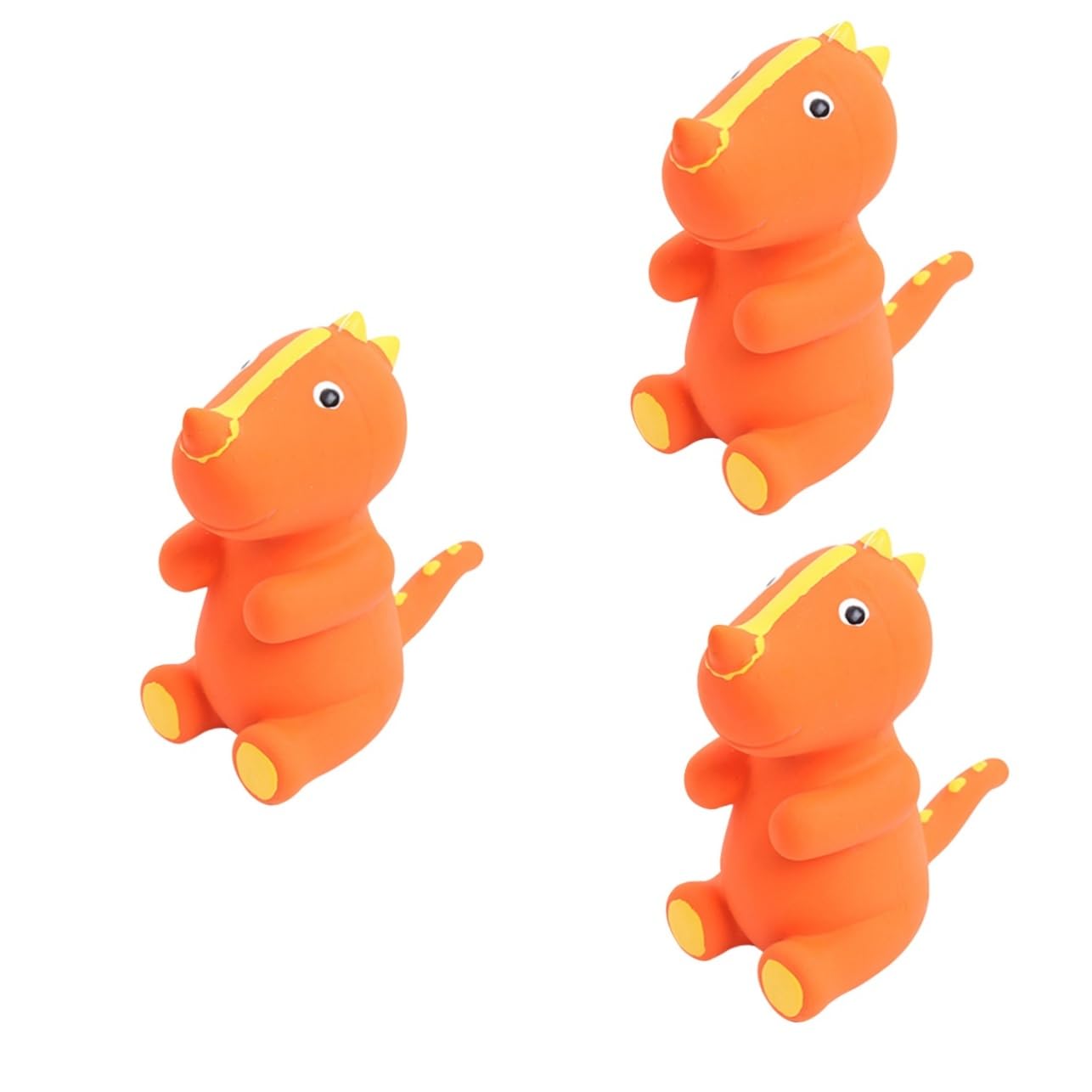 **FRCOLOR 3-Pack Durable Dog Chew Toys for Puppies & Aggressive Chewers – Latex Biting & Rope Dental Cleaning Toys for Teething, Teeth Cleaning & Play – Perfect for Small, Medium & Large Dogs (Cartoon Design, Emulsion Material)**    *(Use Cases: Great for teething puppies, aggressive chewers, dental hygiene, playtime, and training rewards.)*