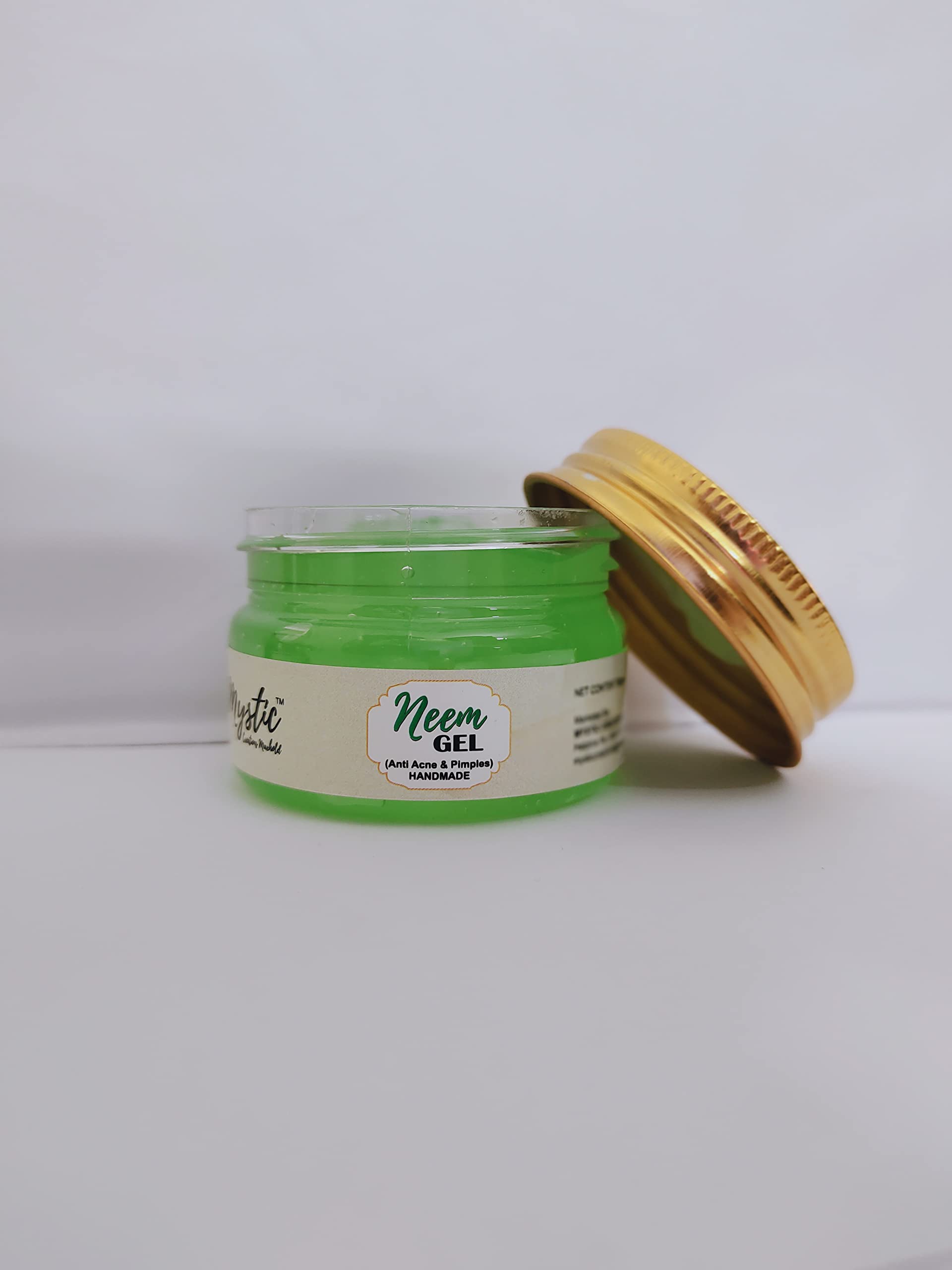 Neem Massage Gel for Face & Body - Brightens Skin & Enhances Glow | Natural Daily Skincare Gel for Men & Women | Perfect as Makeup Base & Relaxing Massage | Ideal for Spa, Home Care & Self-Pampering