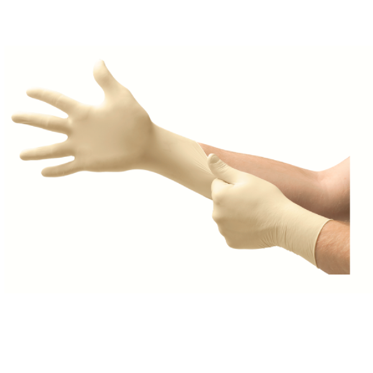 MicroFlex MF300S 1000-Count Small Diamond Grip Latex Gloves - Powder-Free, Disposable, Natural Color for Medical, Dental, Food Service & Cleaning