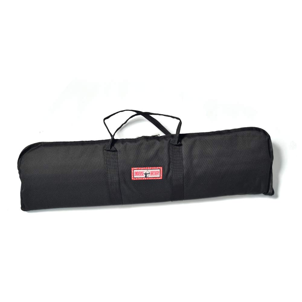 Durable Cordura Archery Recurve Bow Case - Heavy Duty Long Storage Bag for Arrows & Accessories | Lightweight Protective Gear Carrier (Black) | Perfect for Outdoor Hunting, Target Practice & Archery Competitions