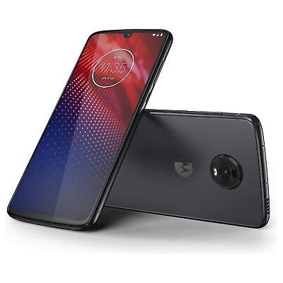 Unlocked Moto Z4 128GB Smartphone - Flash Gray | Fast Performance, Long Battery Life for Work, Travel & Entertainment