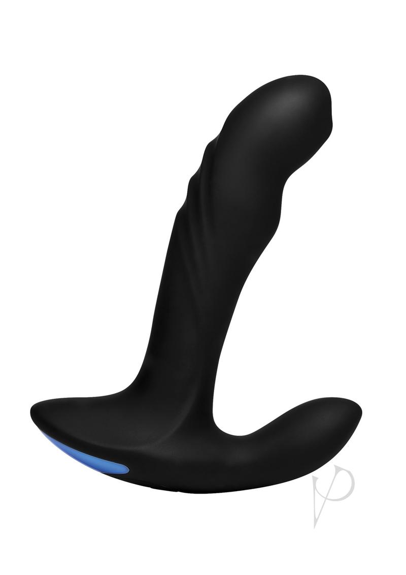 Alpha Pro P Trigasm 3-in-1 Silicone Prostate Massager for Men - Black | G-Spot & Prostate Stimulator | Perfect for Solo Play & Couples Intimacy