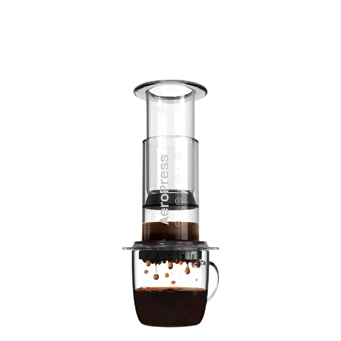 AeroPress Clear Coffee Maker - Portable Espresso & Coffee Brewing System for Travel, Camping & Home Use