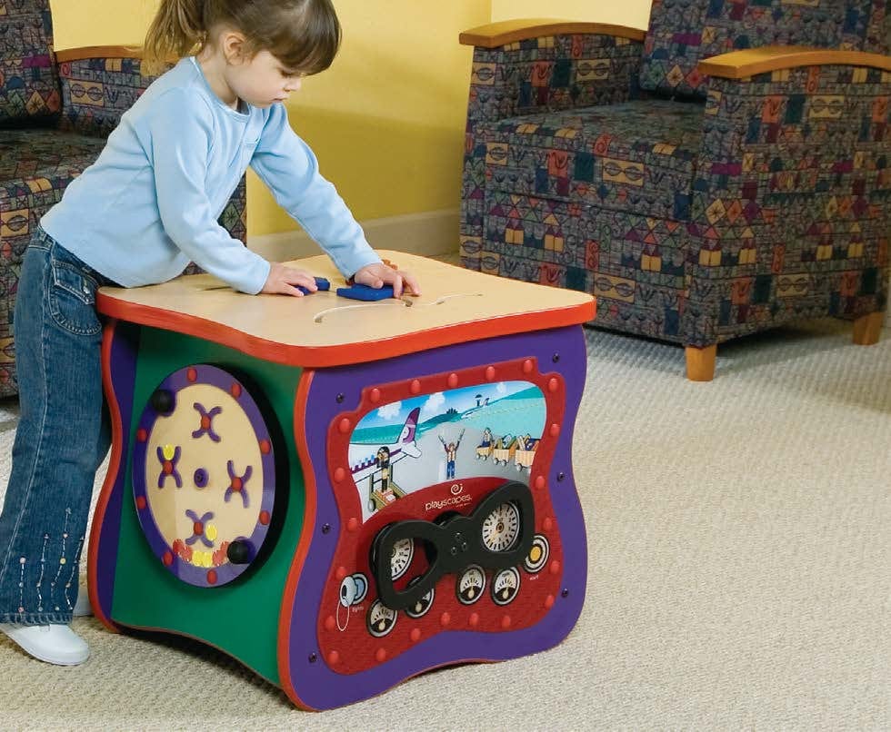 Toddler Oasis Island Play Cube - Kids Activity Climber & Playhouse for Indoor/Outdoor Fun - Perfect for Backyards, Daycares & Preschool Playrooms