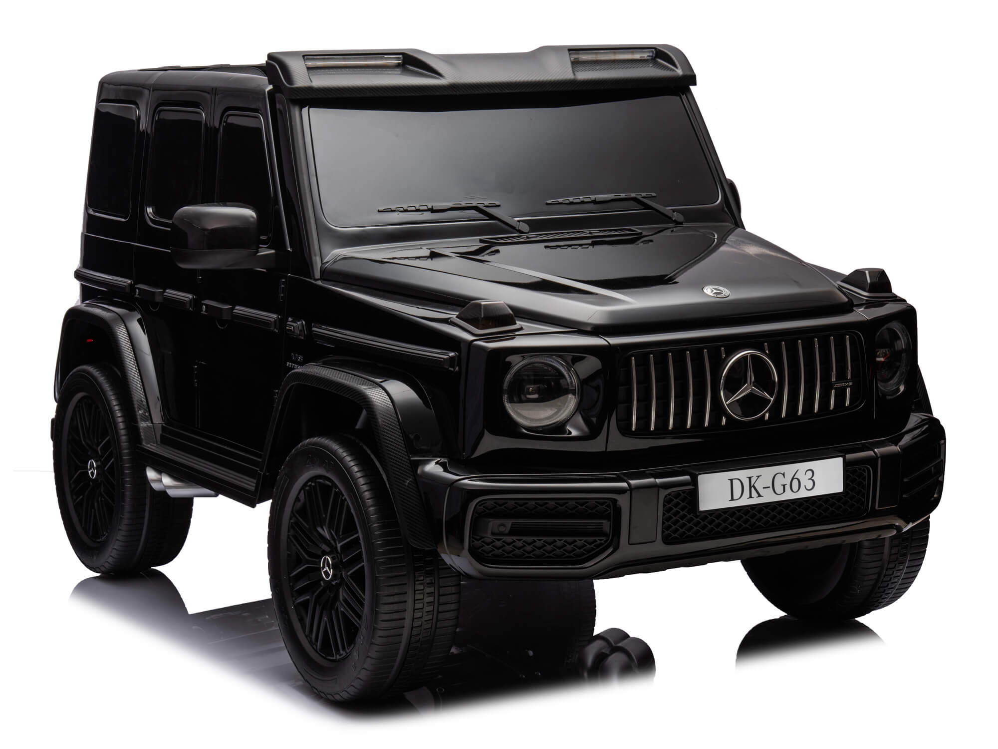 24V 2 Seater Mercedes AMG G63 Kids Ride On SUV with Remote Control & LED Video Screen - Black Electric Toy Car for Boys & Girls - Perfect for Birthday Gifts & Outdoor Play