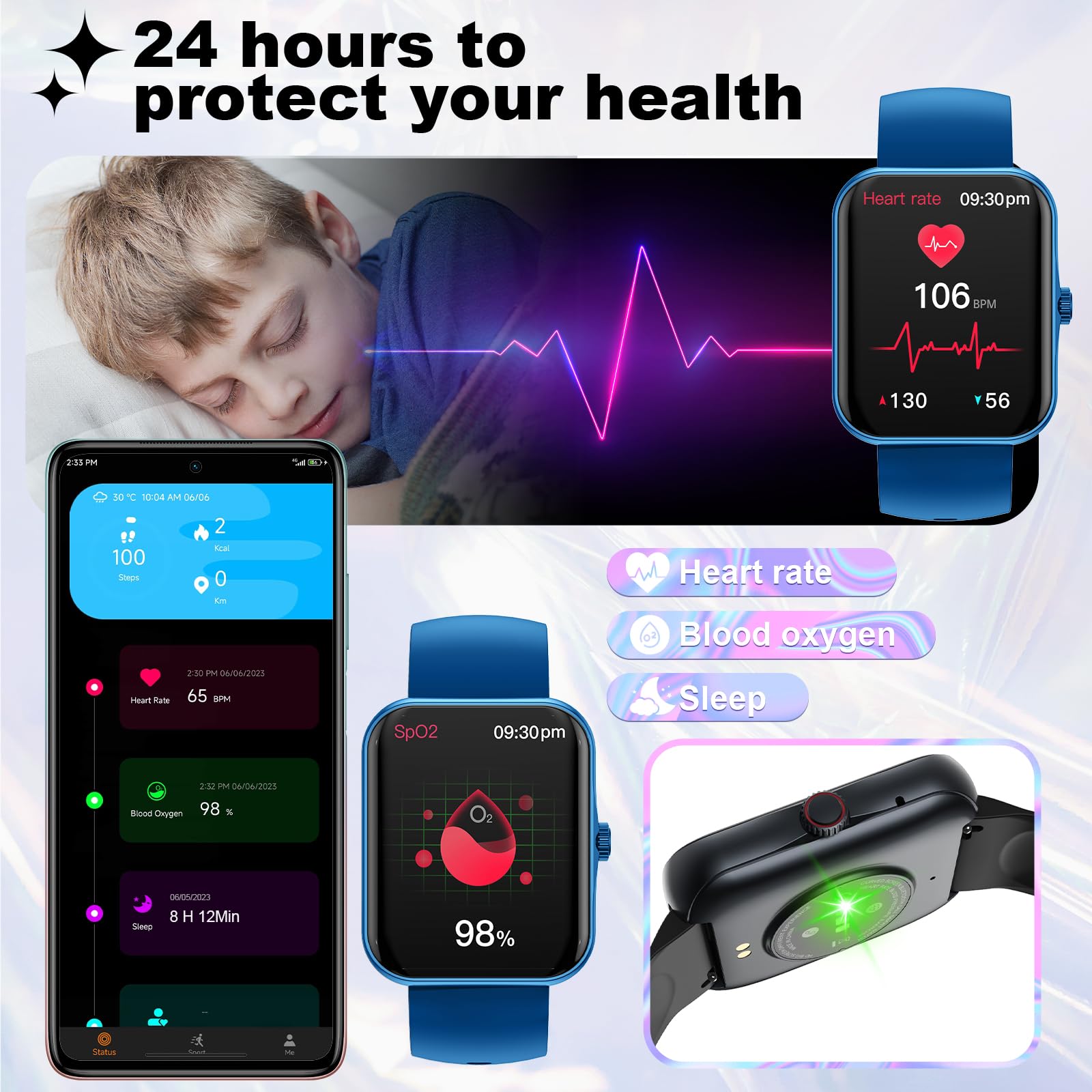 Smart Watch for Kids - 1.84
