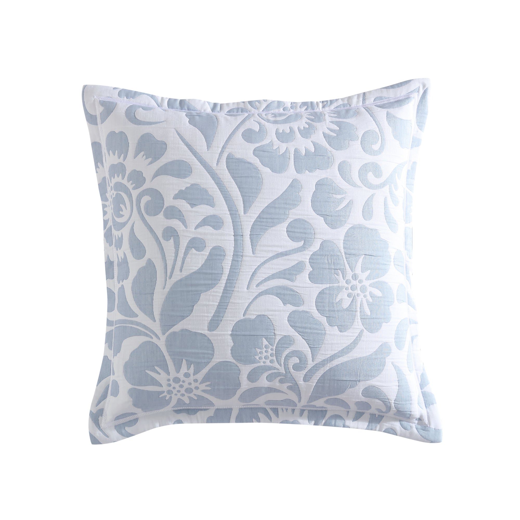 Luxury Eleanor Sky European Pillowcase - Premium Cotton Bedding Set for Master Bedroom & Guest Room Decor | Private Collection Home Textiles