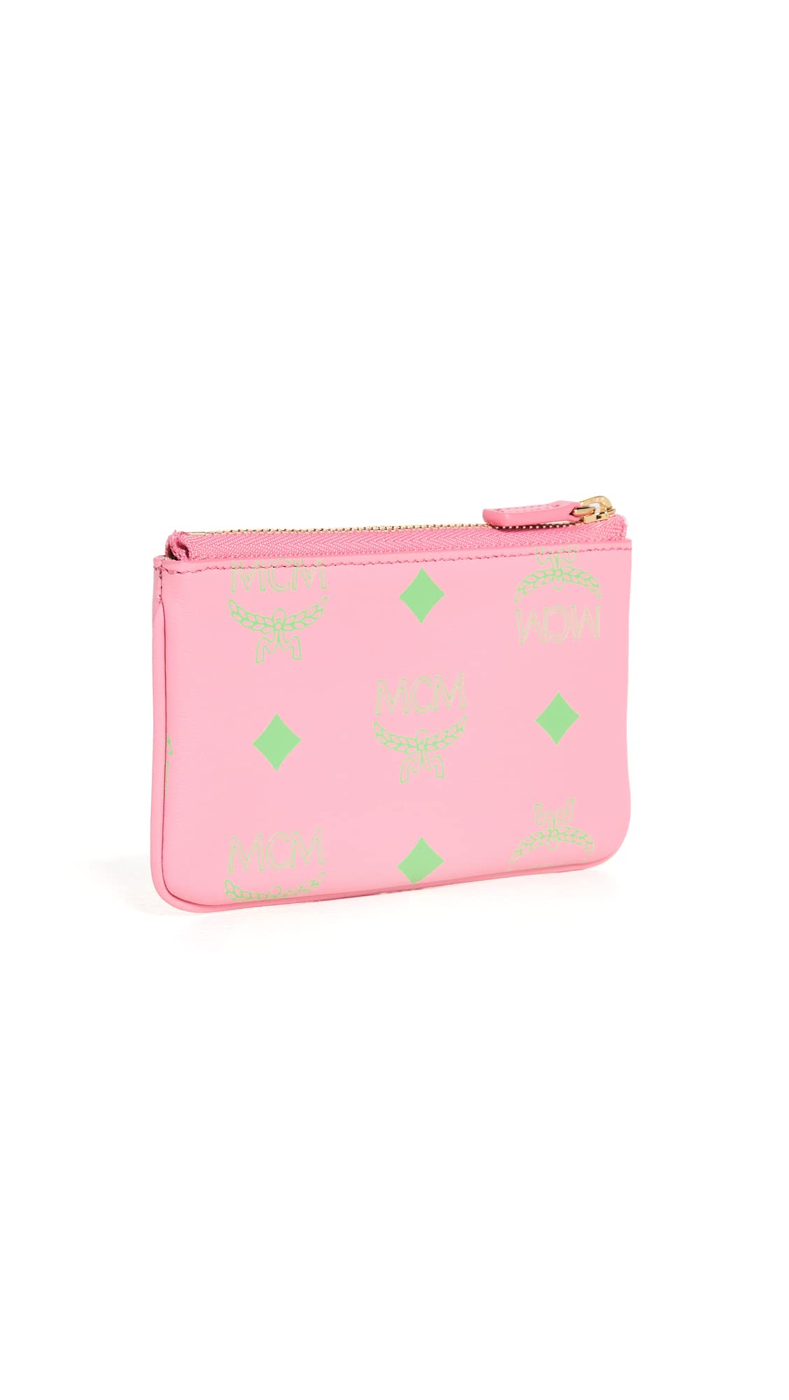 MCM Women's Color Splash Logo Key Wallet - Stylish Designer Keychain with Card Slots for Keys, Cards & Cash | Perfect for Everyday Use, Travel & Gifts