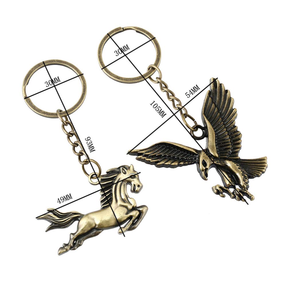 2pcs Alloy Keychain Bag Hanging Pendant - Stylish Handbag Decor & Wallet Accessories, Car Key Ring for Women Men - Perfect for Gifts, Travel, Daily Use and Key Organization