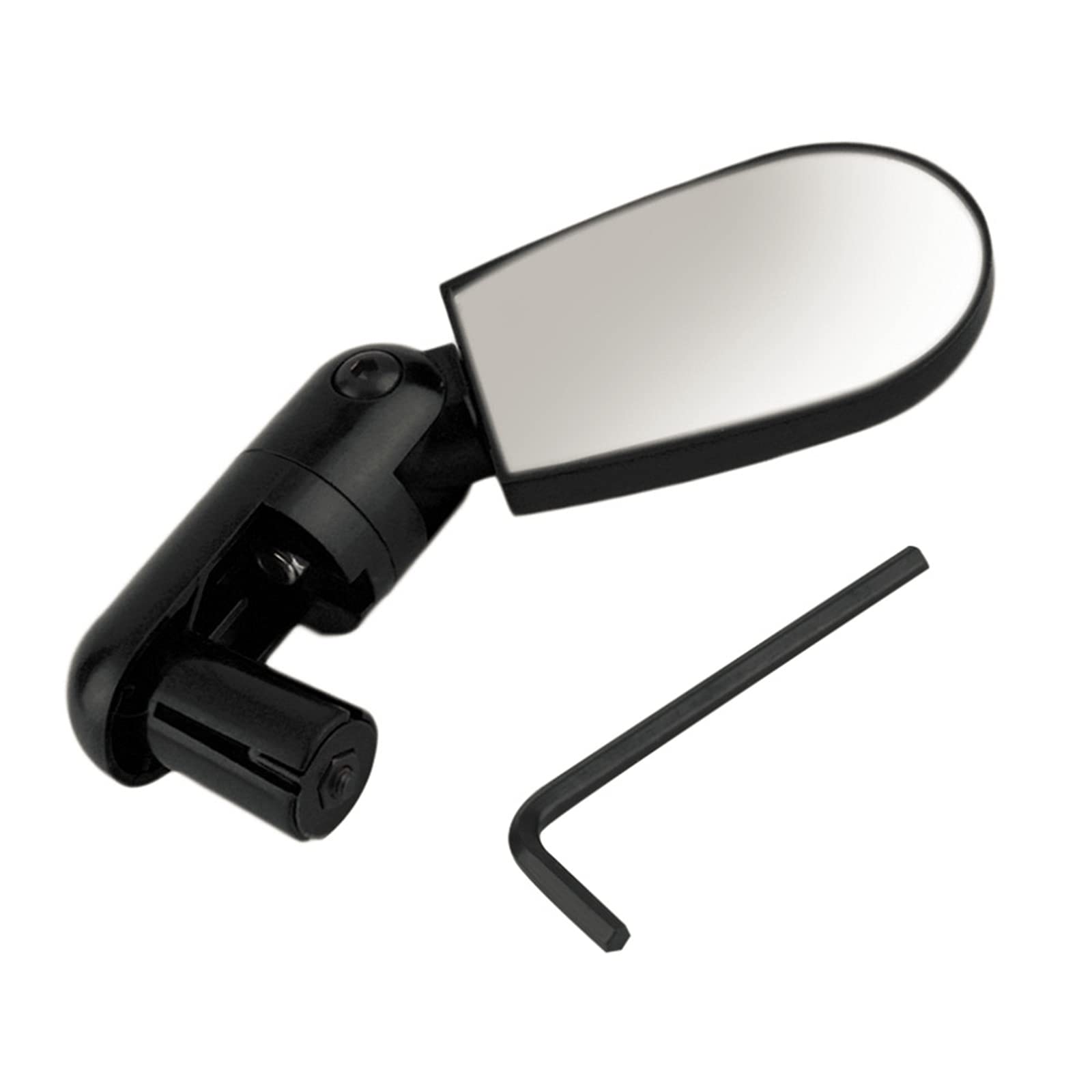 SWWL Adjustable Bike Mirrors - 360° Rotating Flexible Rearview Handlebar Mirror for Cycling Safety - Perfect for Mountain Bikes, Road Bikes & Commuting