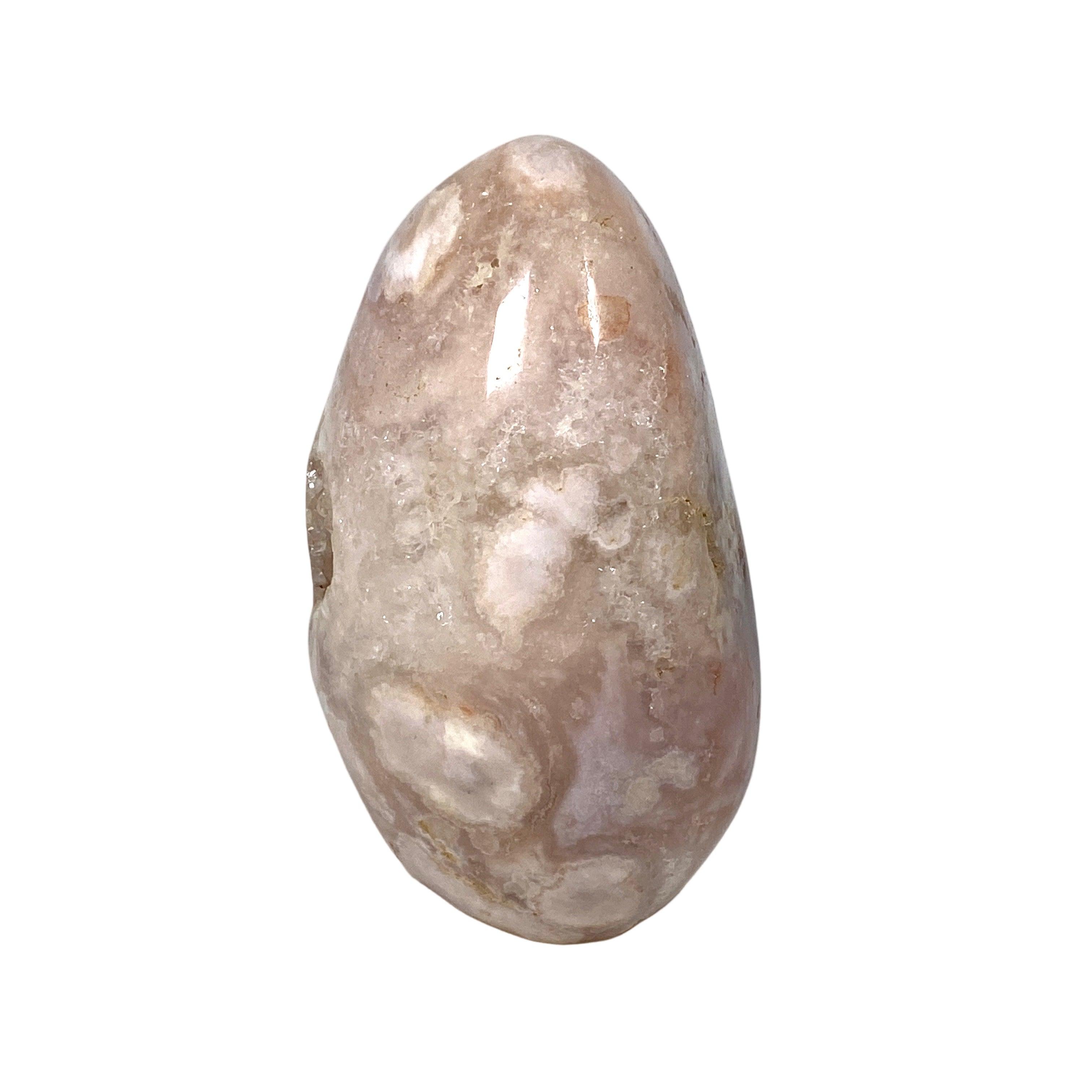 Natural Pink Amethyst Flower Agate Freeform Stone - Healing Crystal for Meditation, Yoga & Home Decor - PAFF 18