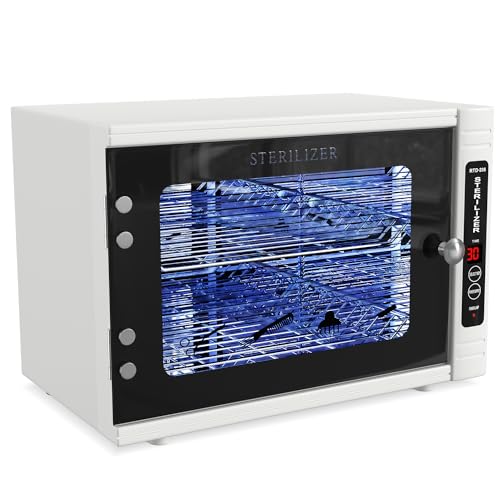 UV Sanitizer Cabinet with Timer - Portable UV Light Disinfection Box for Phones, Keys, Jewelry & More | Perfect for Home, Office & Travel Use