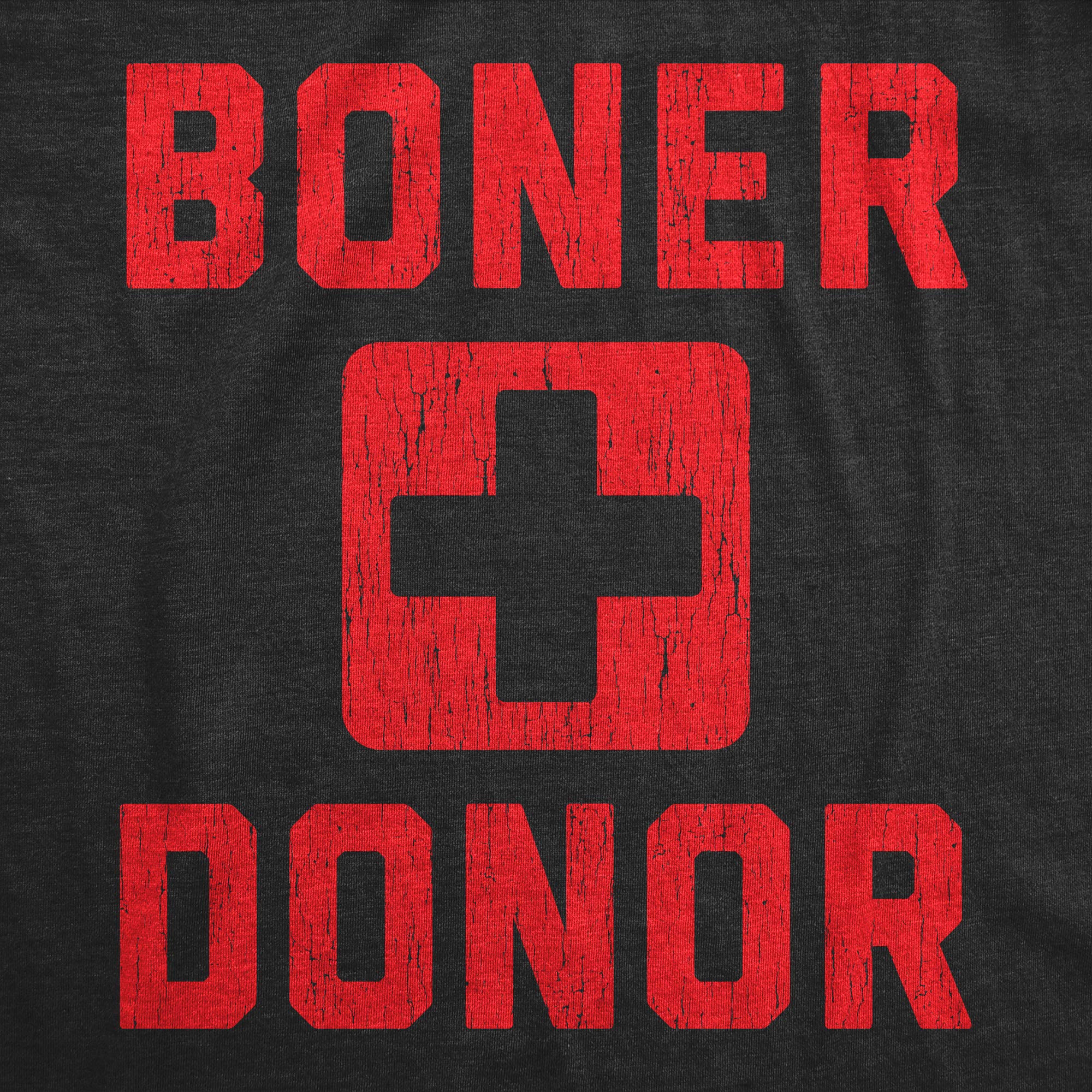 Funny Men's Boner Donor T-Shirt - Sarcastic Erection Graphic Novelty Tee for Casual Wear & Gag Gifts