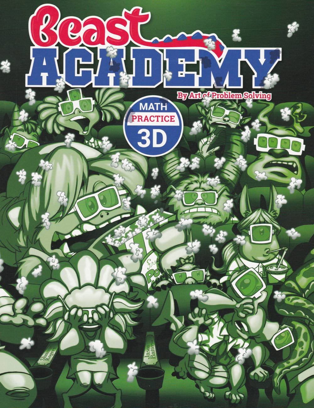 Beast Academy 3A 3B 3C 3D Complete 8-Book Set - Math Guide & Practice Books for Grade 3 | Homeschool Curriculum, Problem Solving Skills, Gift for Advanced Learners