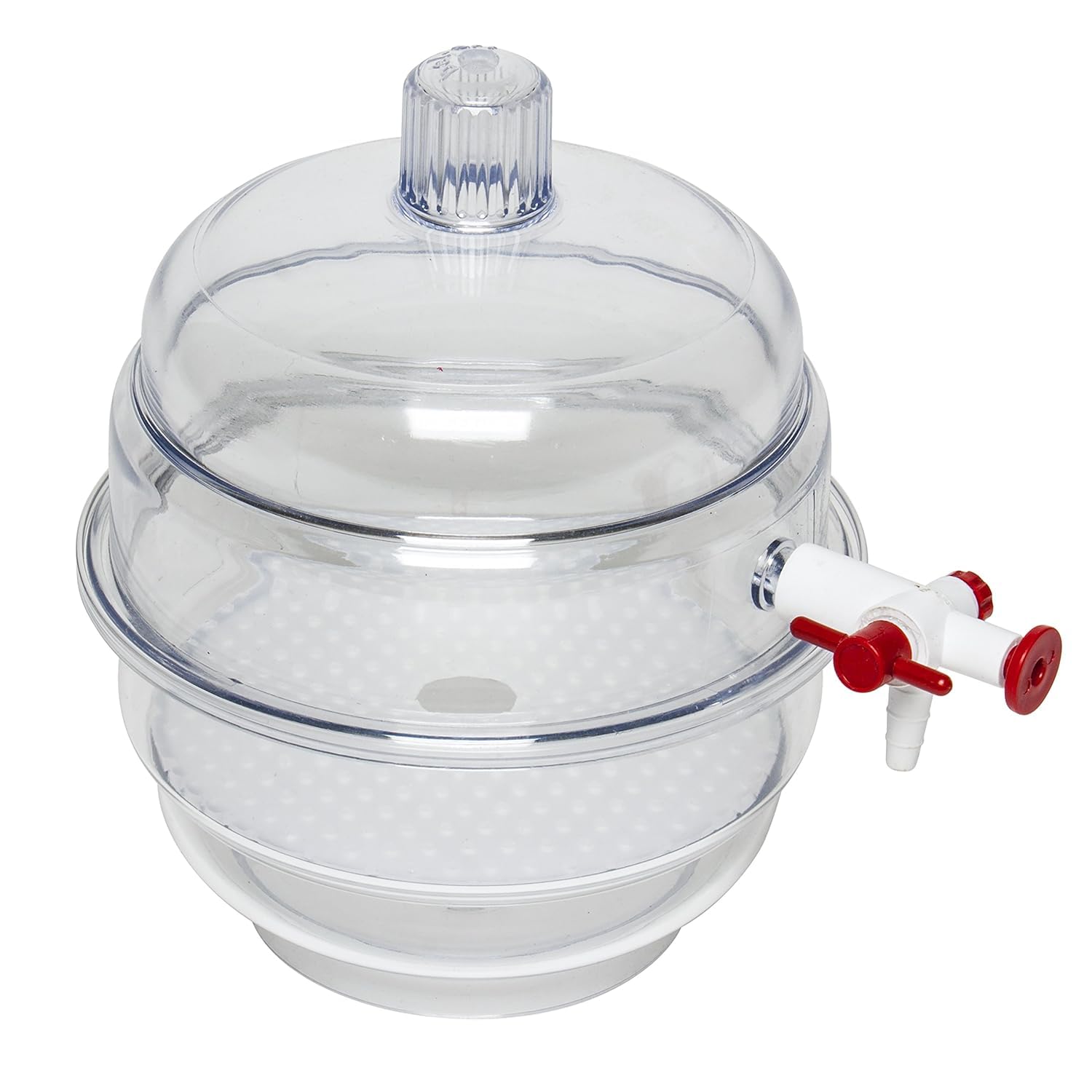 Witeg 150mm Vacuum Desiccator with PTFE Stopcock for Lab Use
