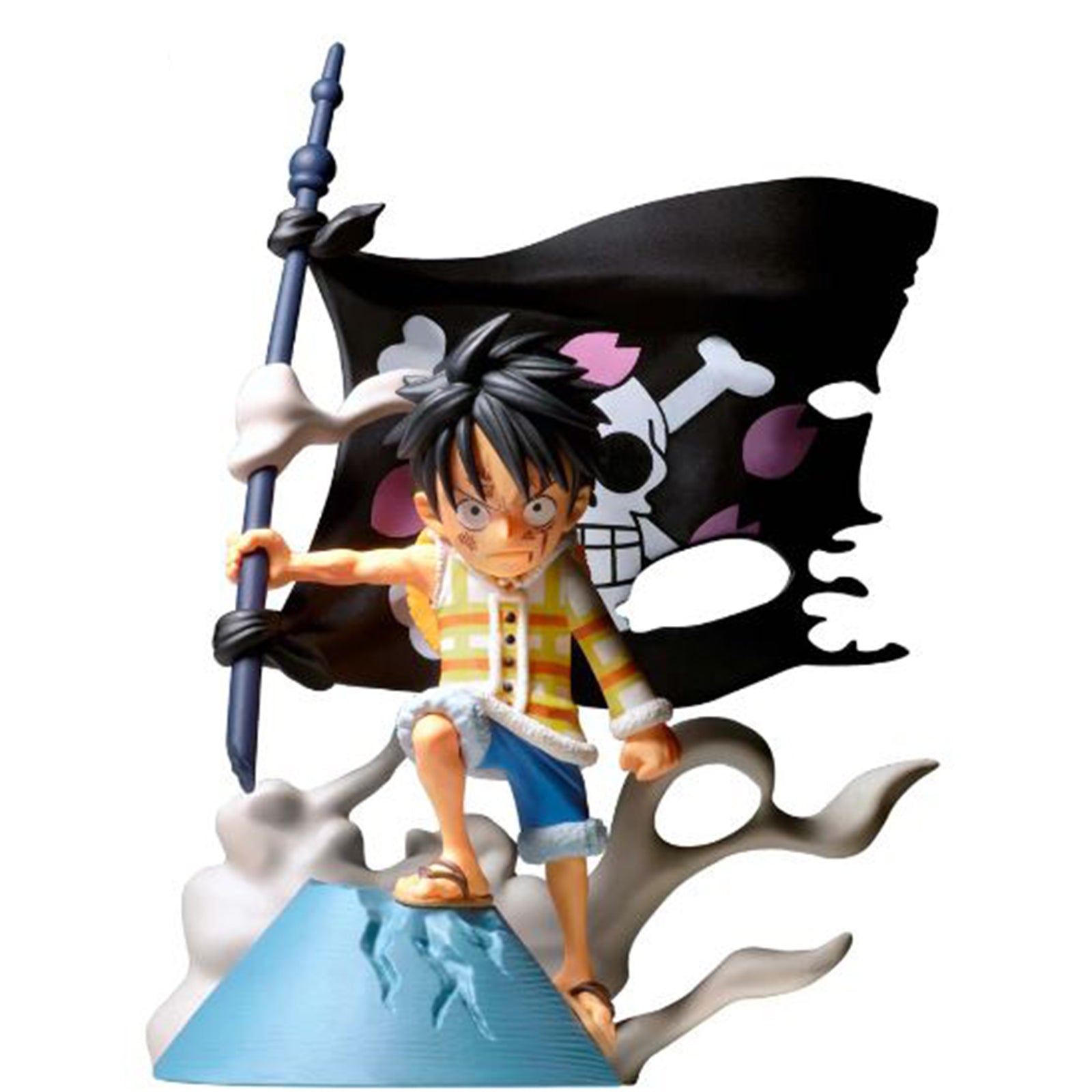 Bandai One Piece World Collectible Figure - Monkey D Luffy Action Figure - Anime Collectible for Display & Gifts - Perfect for Anime Fans & Home Decor
