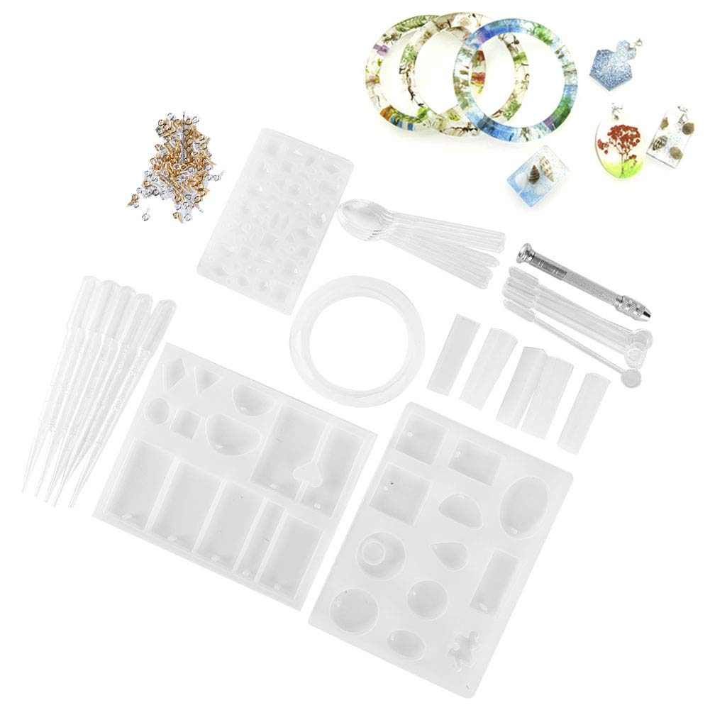 Premium Cylindrical Silicone Jewelry Casting Molds for DIY Crafts - Metal Jewelry Making Kit for Kids, Girls & DIY Enthusiasts - Perfect for Handmade Rings, Pendants & Charms Creation