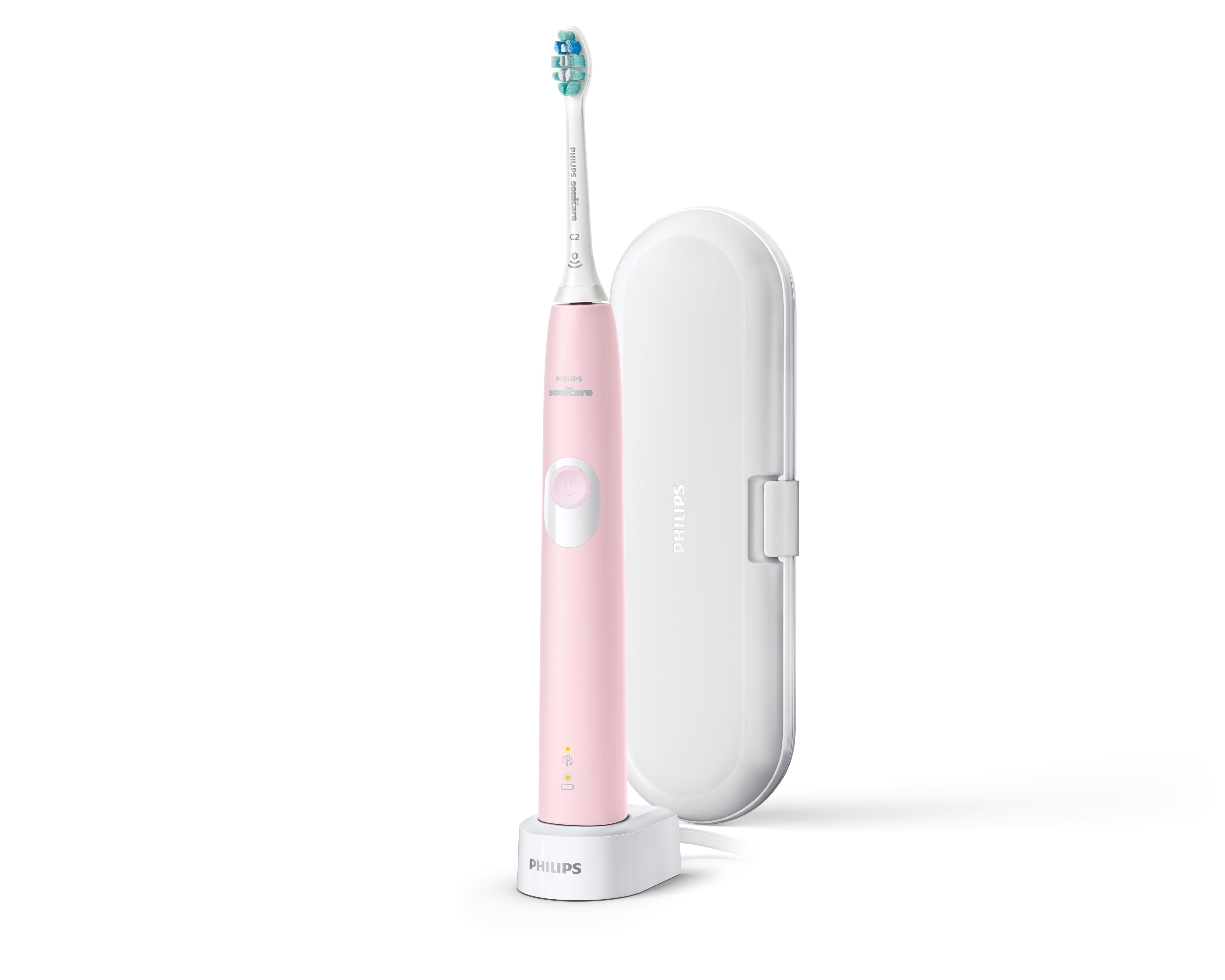 Gentle Clean Pressure Sensor Electric Toothbrush – Removes 7X More Plaque Than Manual Brushes | Perfect for Travel & Daily Oral Care