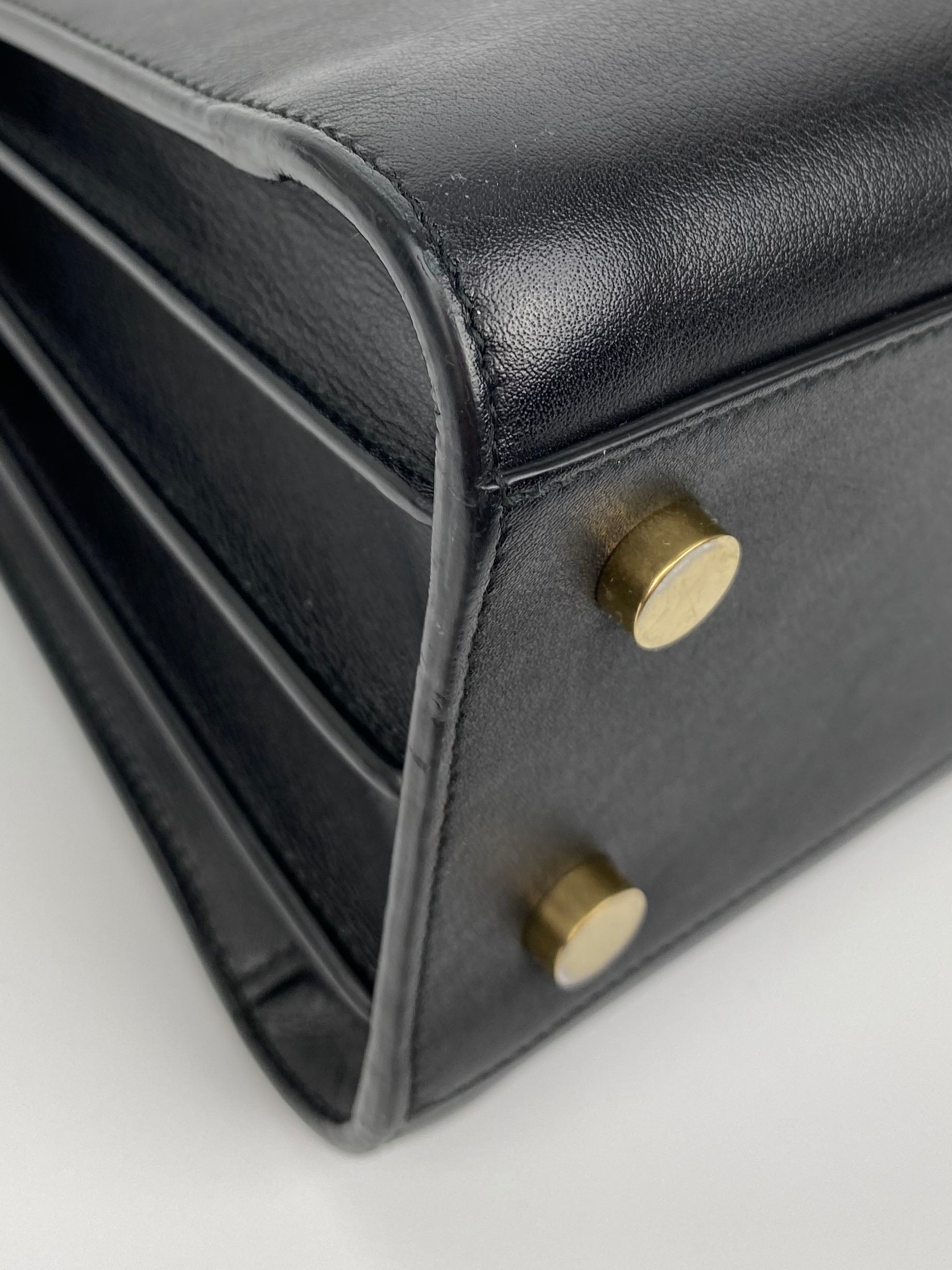 Saint Laurent Small Black Sac De Jour Tote Bag - Luxury Leather Handbag for Women | Perfect for Work, Travel & Everyday Use