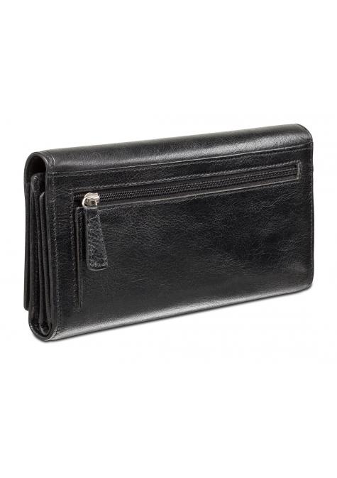 Mancini EQUESTRIAN 2 RFID Blocking Trifold Wallet for Women - Secure Checkbook Holder - Perfect for Travel, Shopping & Everyday Use