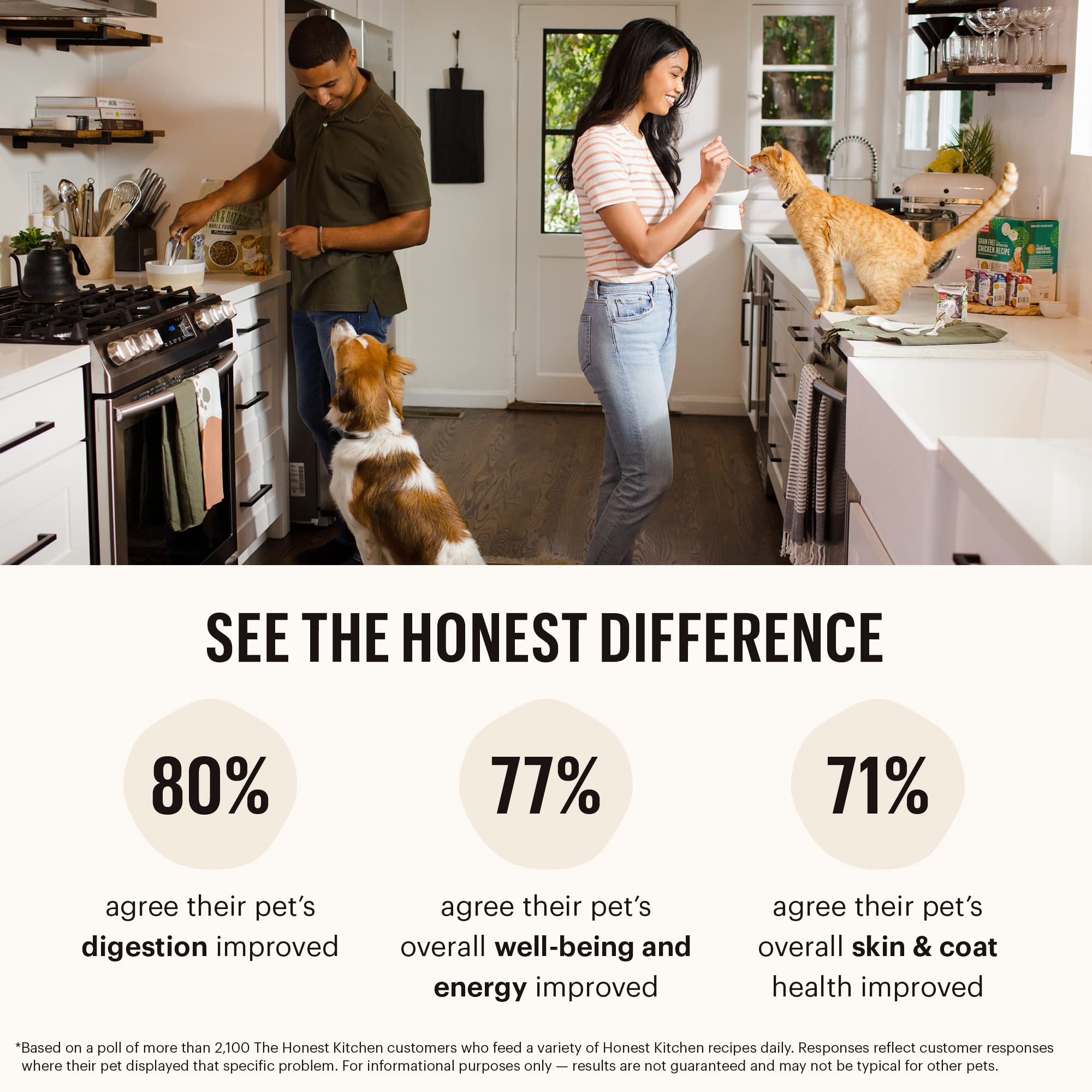 The Honest Kitchen Grain-Free Chicken Dry Dog Food for Small Breeds - 1 lb Trial Pouch | Whole Food Clusters | Perfect for Travel & Training Treats