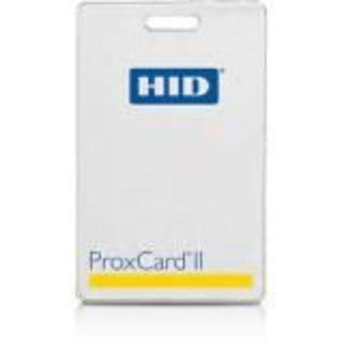 HID 1326LMSNV HID PROXCARD II Programmable Access Card - Frosted Matte Finish, Black HID Logo (50 Cards) for Office Security & Building Access Control