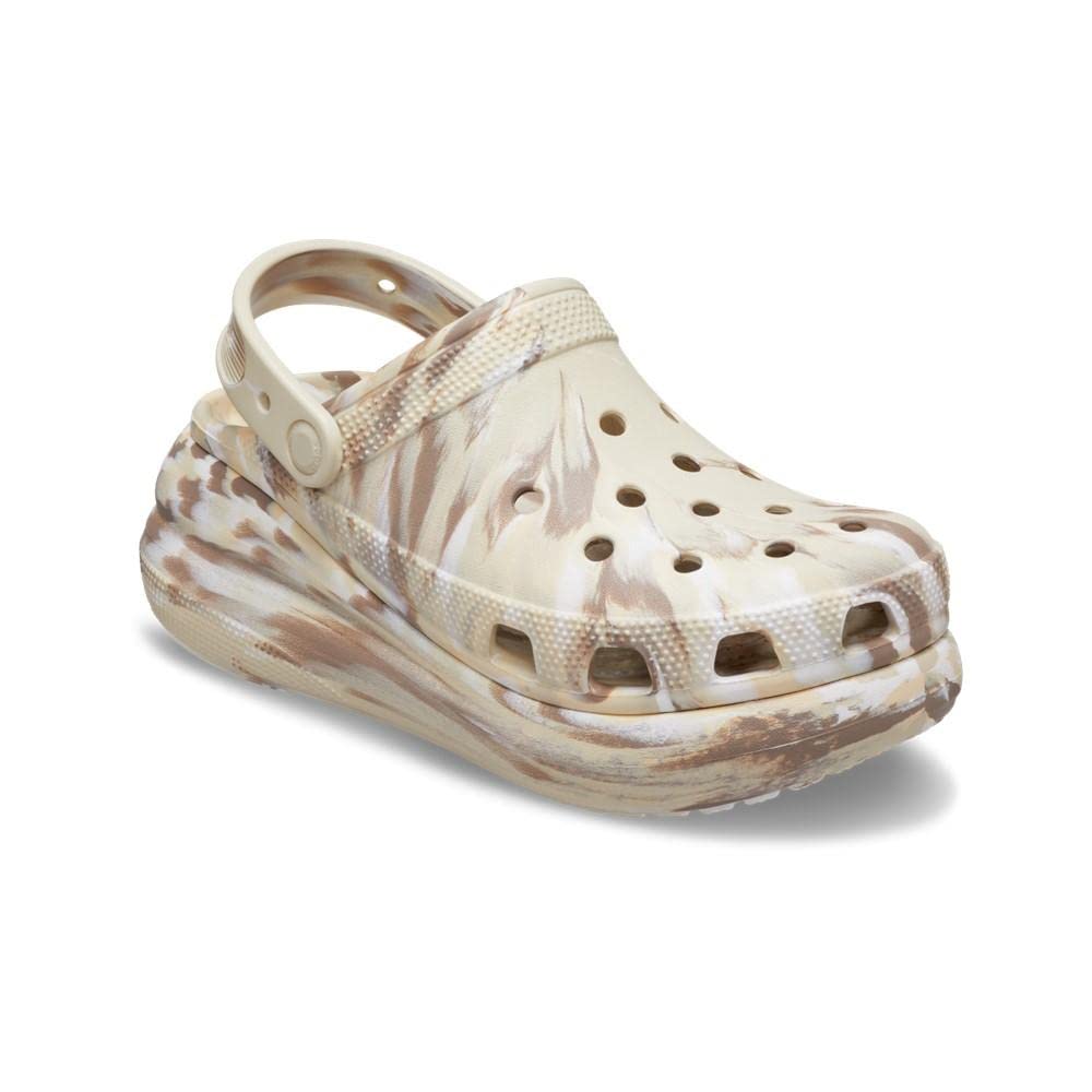 Crocs Women's Classic Crush Clogs - Comfortable Platform Sandals for Women | Slip-Resistant & Lightweight Water Shoes for Beach, Pool, Garden & Casual Wear