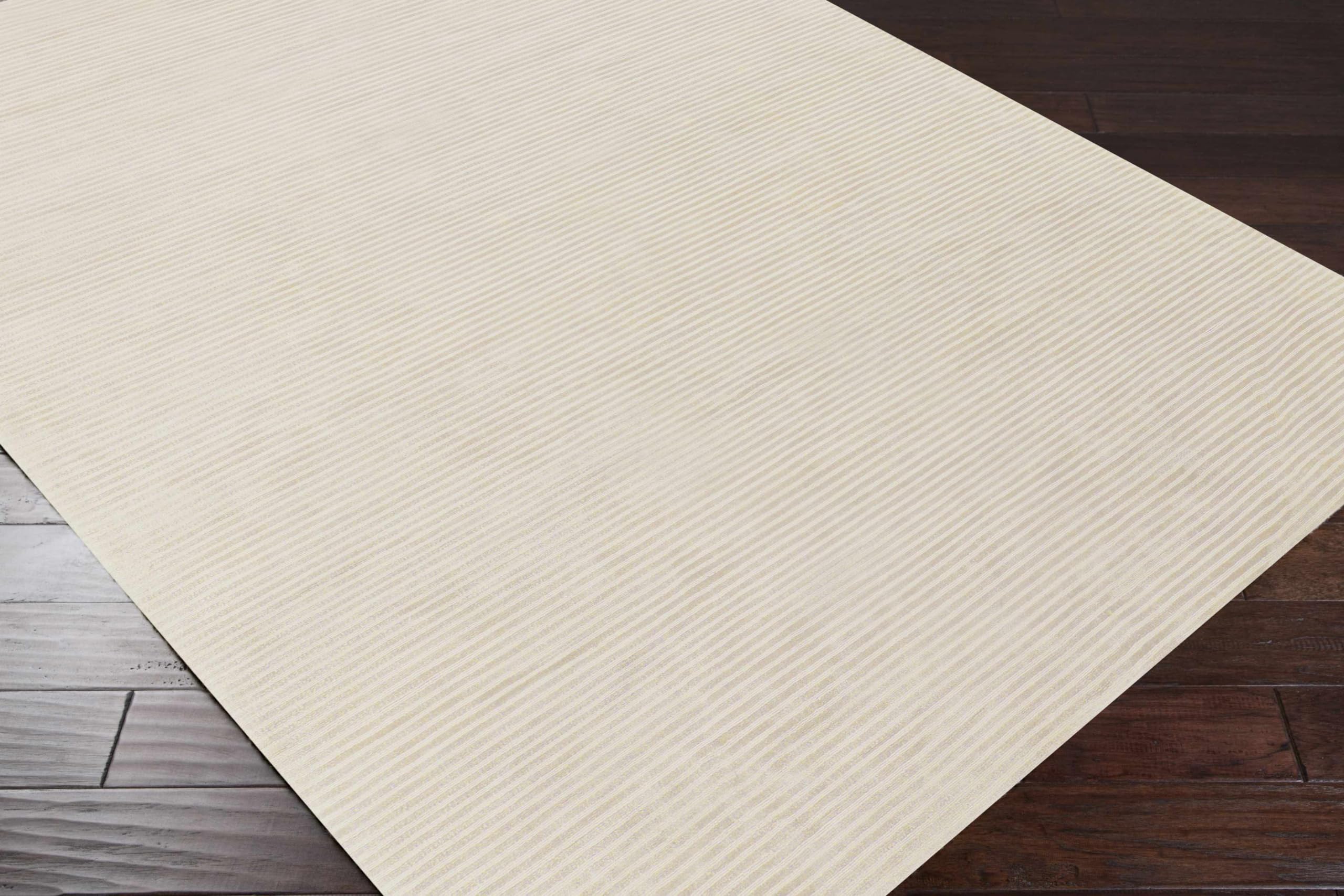 Hauteloom Bowlegs Hallway and Kitchen Runner Rug - Modern Cream Non-Slip Rug 2'6