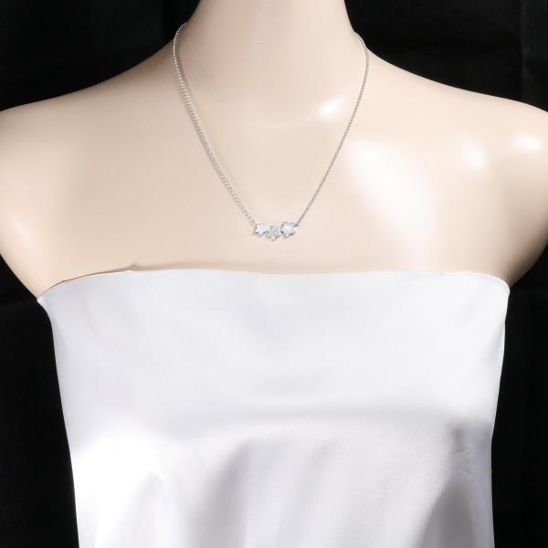 18K White Gold Diamond Necklace for Women - Elegant Dainty Pendant Jewelry Gift for Anniversary, Valentine's Day & Special Occasions