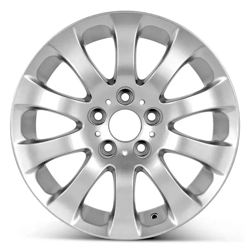17 Inch BMW 3 Series Wheel Replacement - Silver Replica Alloy Rim 59582 for F30 328i 335i (2012-2018) | Perfect for Upgrades & Winter Tires