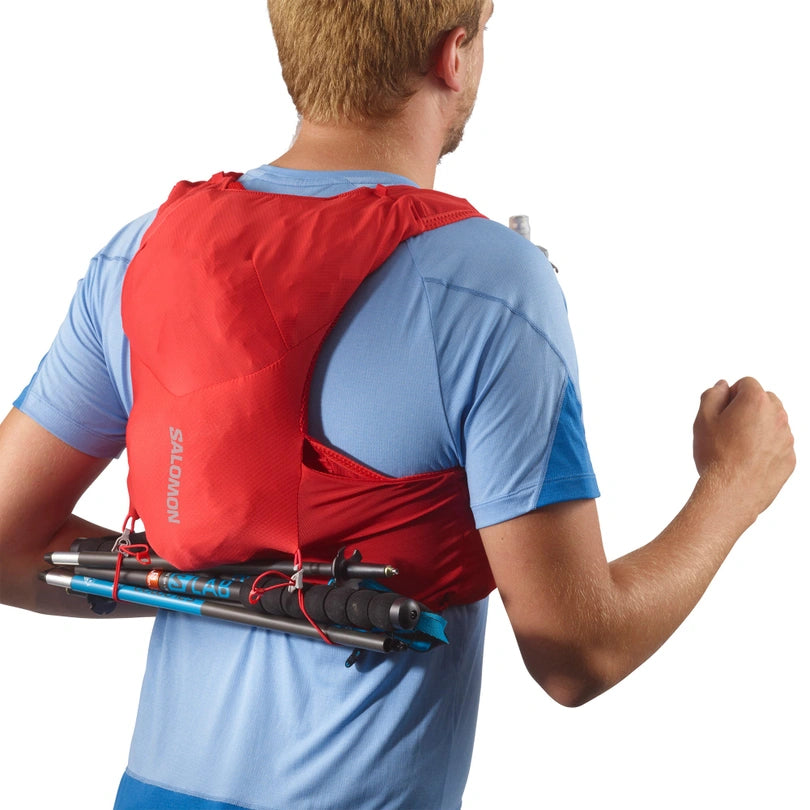 Adv Skin 5 Hydration Pack with Included Flasks - Unisex Running Vest for Trail Runners & Outdoor Enthusiasts - Perfect for Hiking, Marathon Training and Adventure Sports