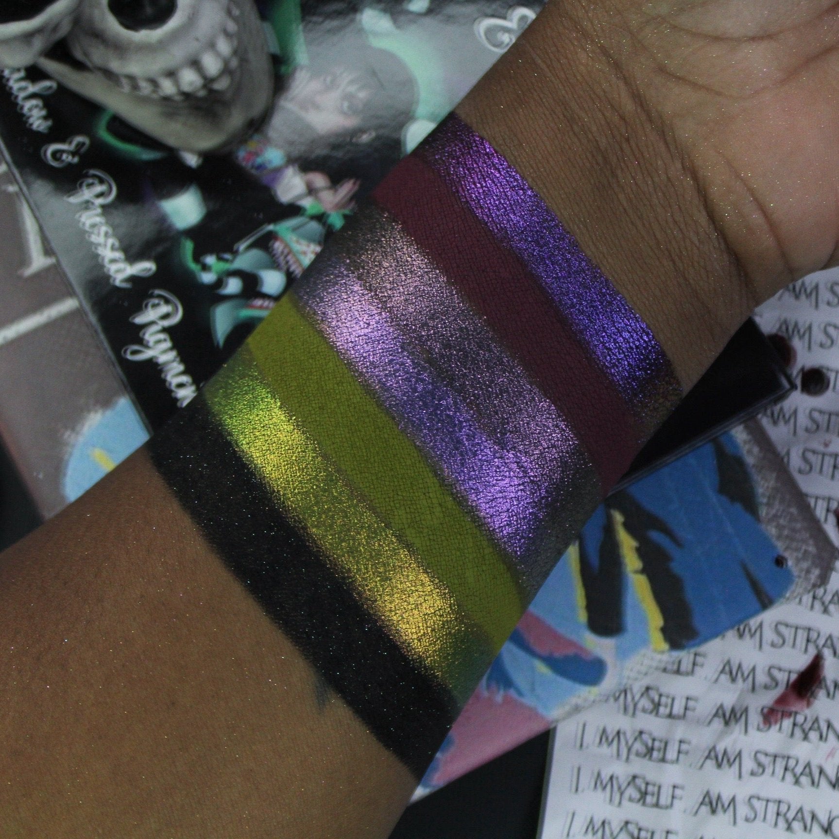 Unique & Bold Eyeshadow Palette - Vibrant Colors for Creative Makeup Looks | Perfect for Halloween, Cosplay & Artistic Expression