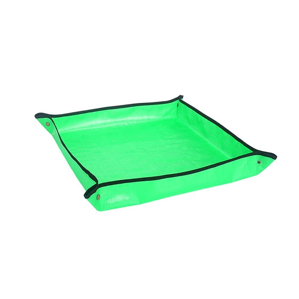 QAQE Foldable Waterproof Gardening Repotting Mat for Indoor Plants & Succulents - Portable Transplanting Work Cloth Pad for Home Gardening, Balcony & DIY Plant Care
