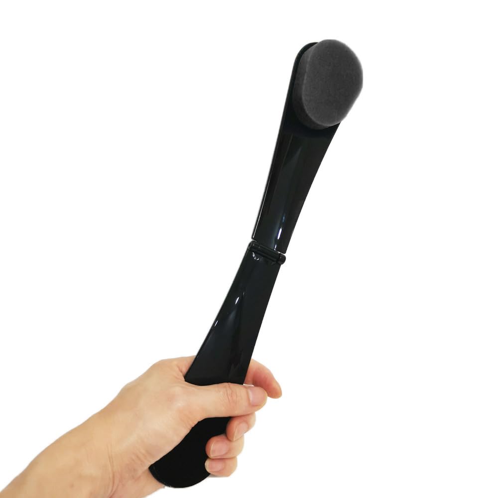 Black Folding Self Tanning Back Applicator for Even, Glowing & Streak-Free Tan | Perfect for Hard-to-Reach Areas & At-Home Tanning