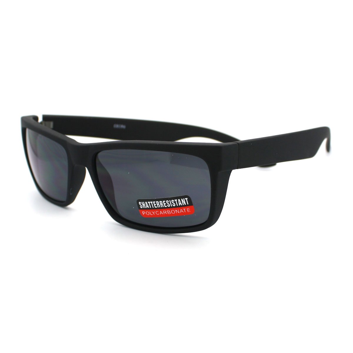 Men's Sporty Narrow Rectangular Sunglasses - Soft Matte Finish for Outdoor Activities, Running & Driving
