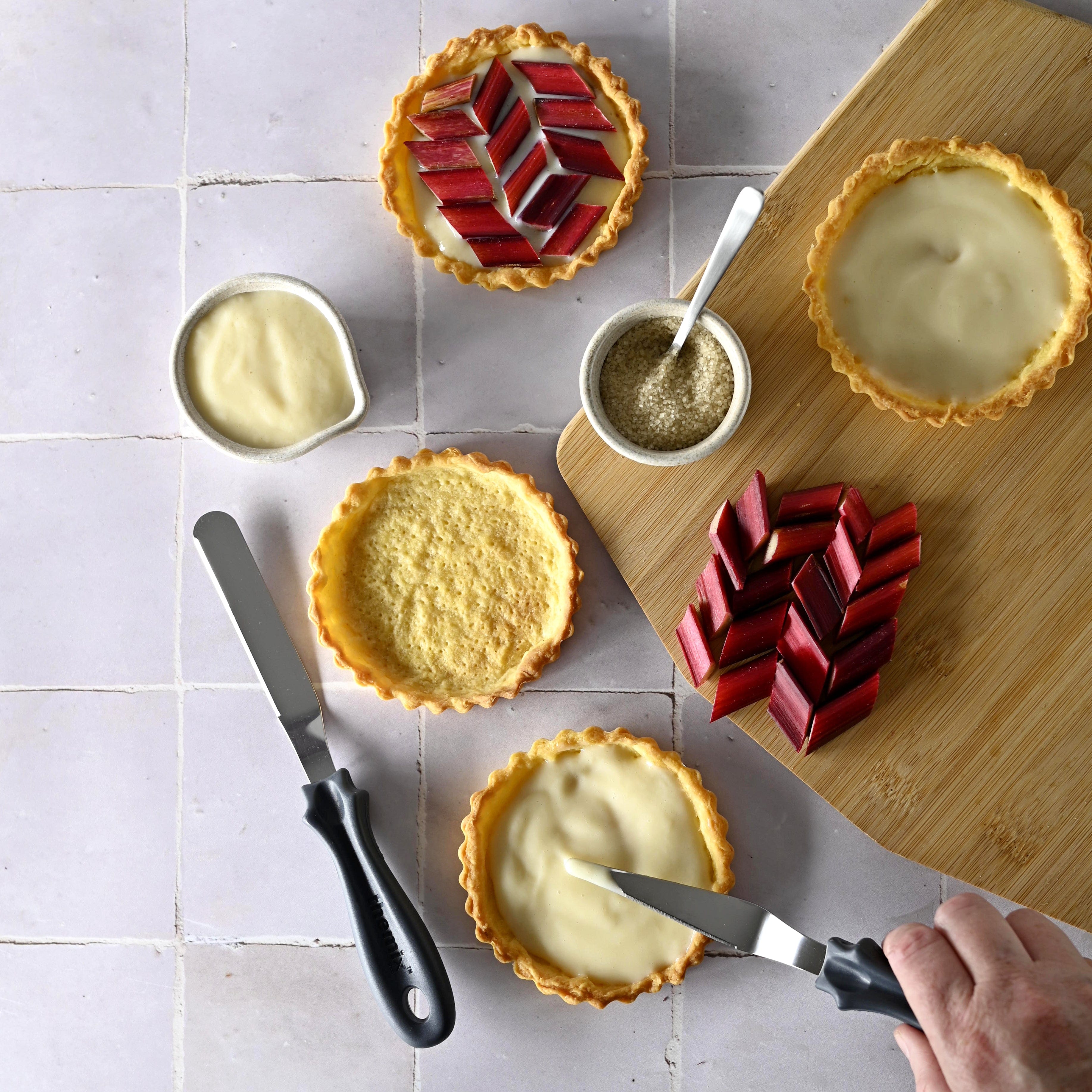 Premium Offset & Flat Icing Spatula Set - Professional Cake Decorating Tools for Smooth Frosting - Perfect for Baking, Cake Design, Cupcake Decorating & Pastry Making