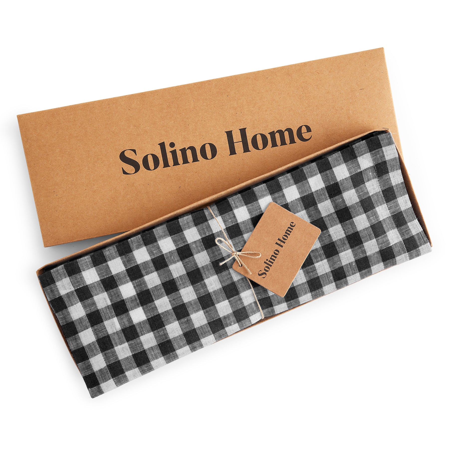Stylish Gingham Placemats Set of 4 - Cotton Table Mats for Dining Room Decor, Kitchen Table Setting & Picnic Accessories