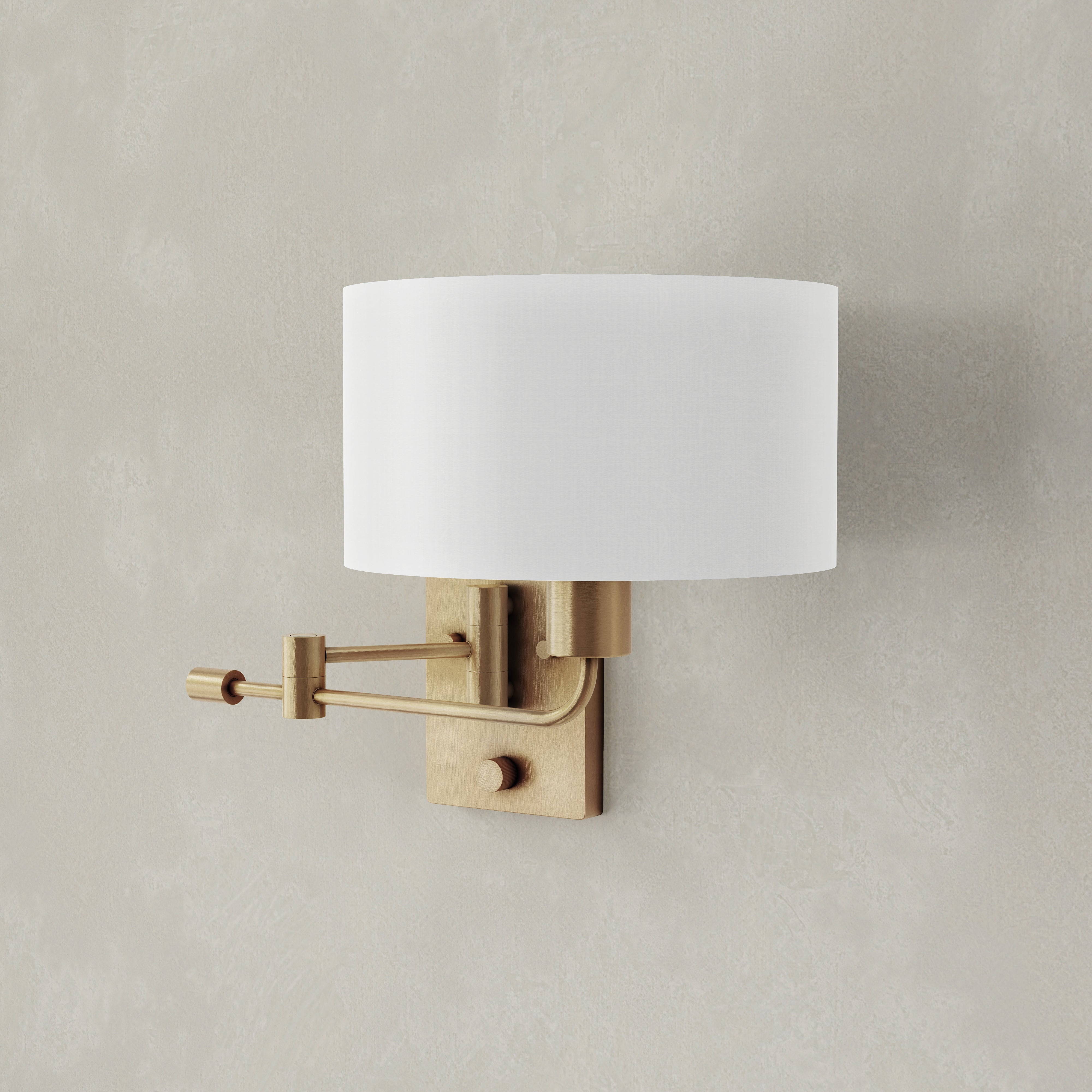 Carrick Collection One Light Summer Linen Shade Wall Light - Vintage Style Sconce for Bedroom, Living Room & Porch Lighting