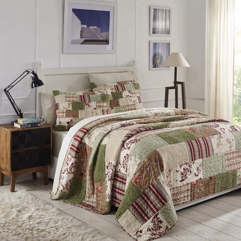 Ezeba Queen Size Quilt Set - Soft & Breathable Bedding Comforter for All Seasons | Perfect for Master Bedroom, Guest Room & Cozy Home Decor